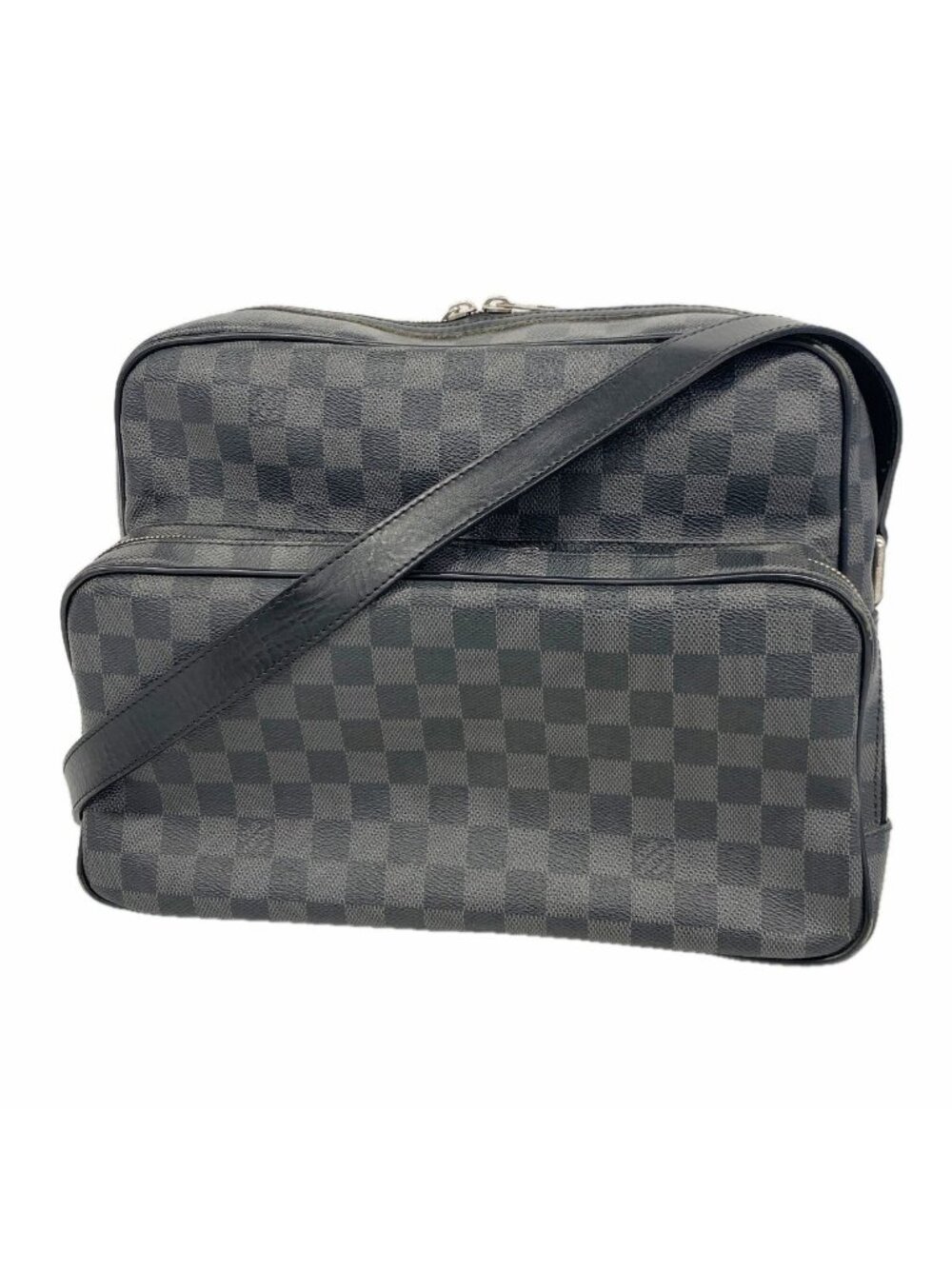 Louis Vuitton Shoulder Bag Damier Graphite Io Black Gray